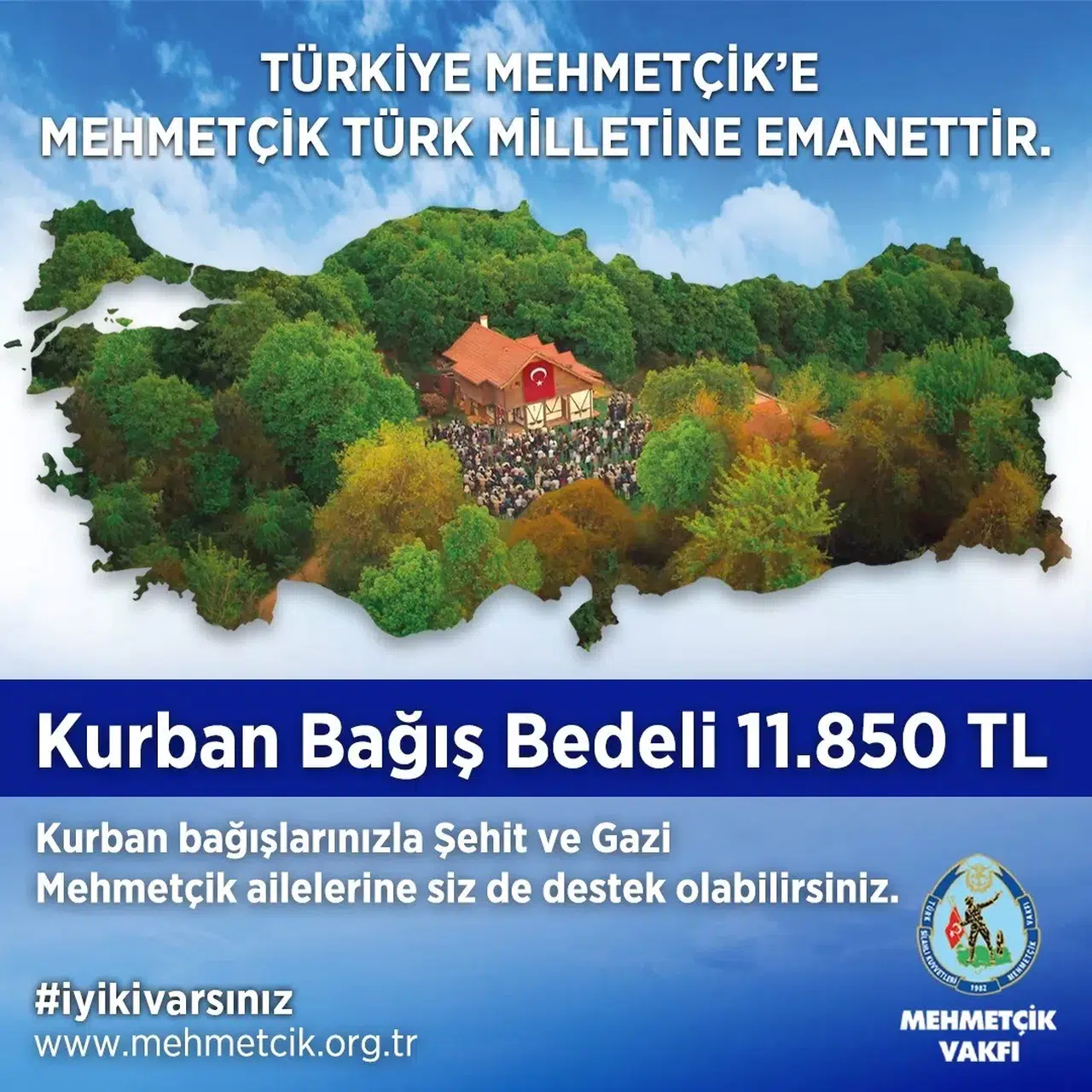 TSK Mehmetçik Vakfı’nın Kurban Bağış Bedelleri Muhakkak Oldu