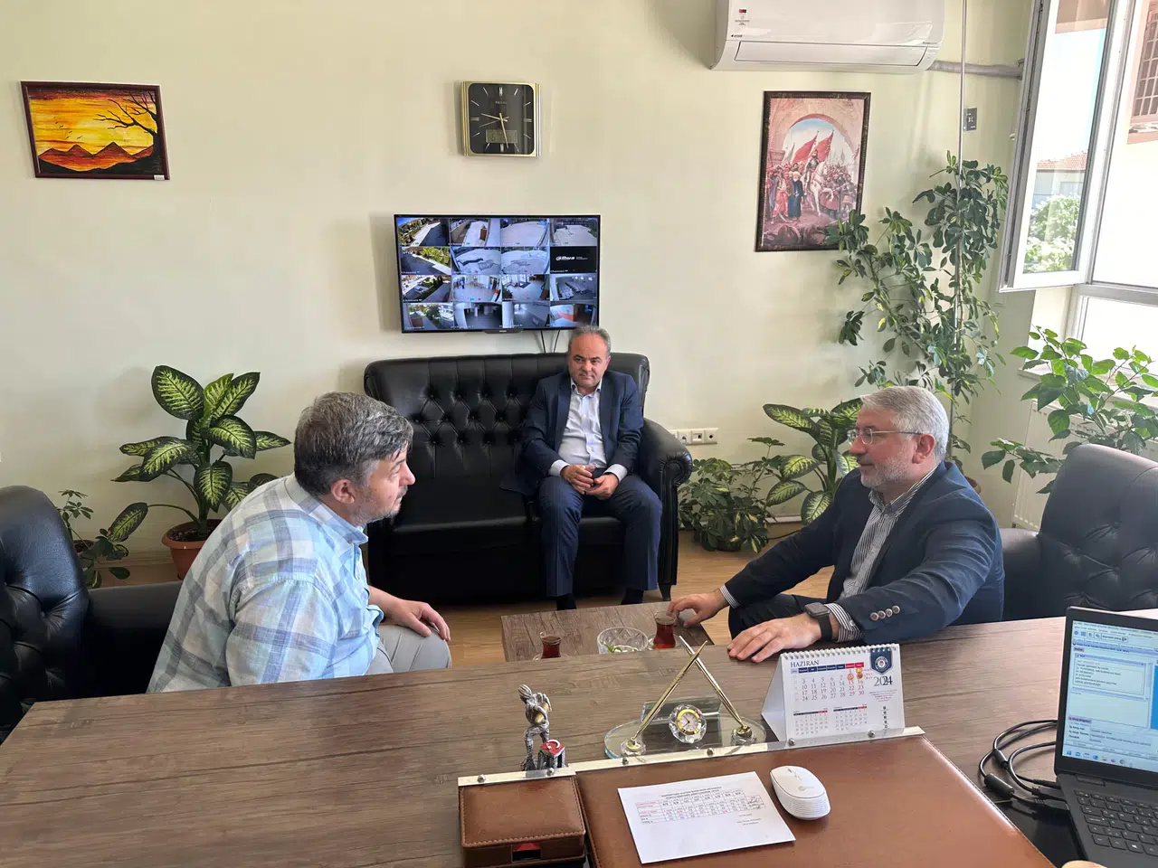 Aşgın’dan Geçmiş Olsun Ziyareti