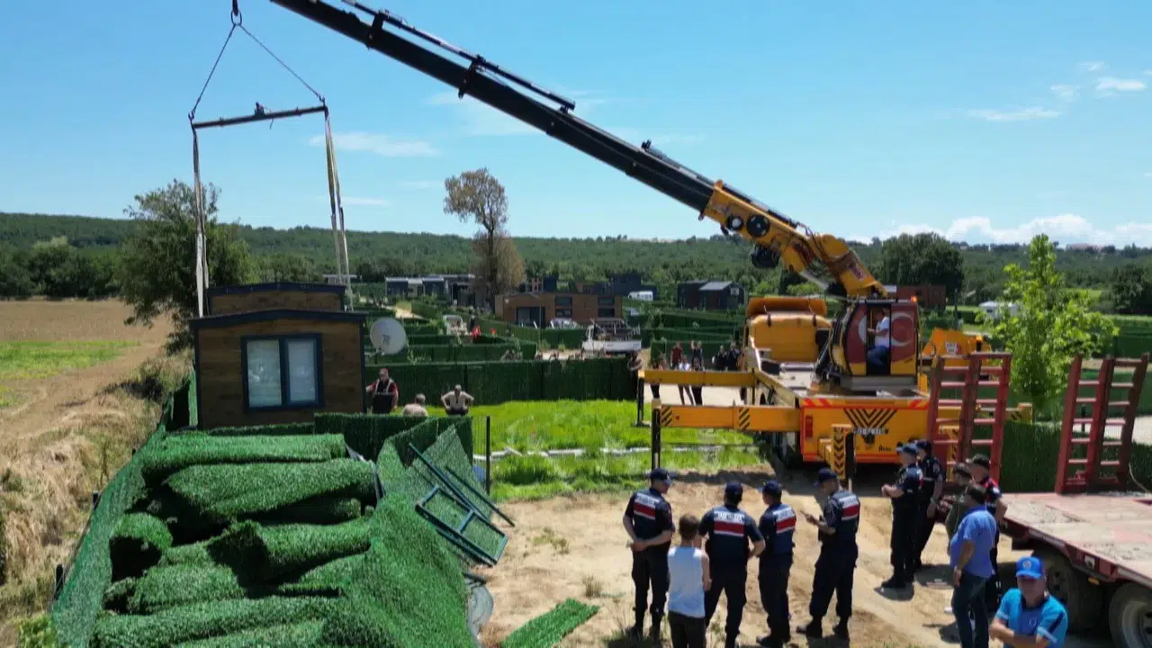 Edirne’de "Tiny House"Lar Kaldırılıyor