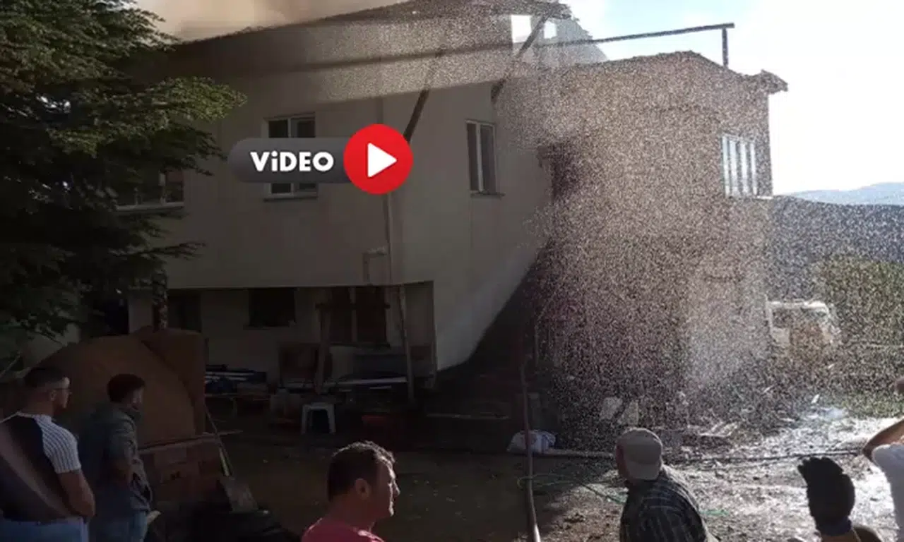 Müstakil Evdeki Yangın korkuttu