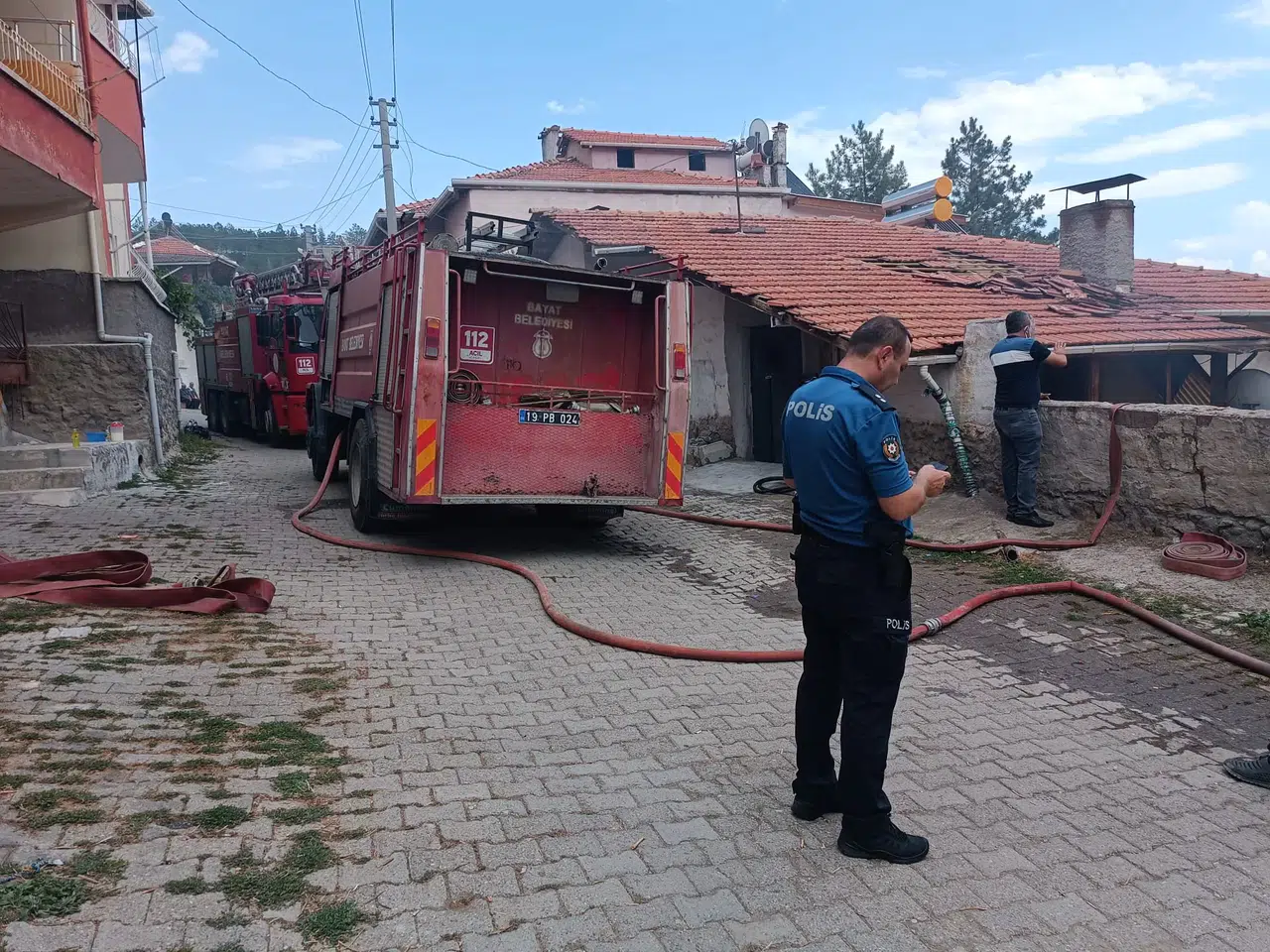 Dumandan Etkilenen Anne-Oğul Hastanede