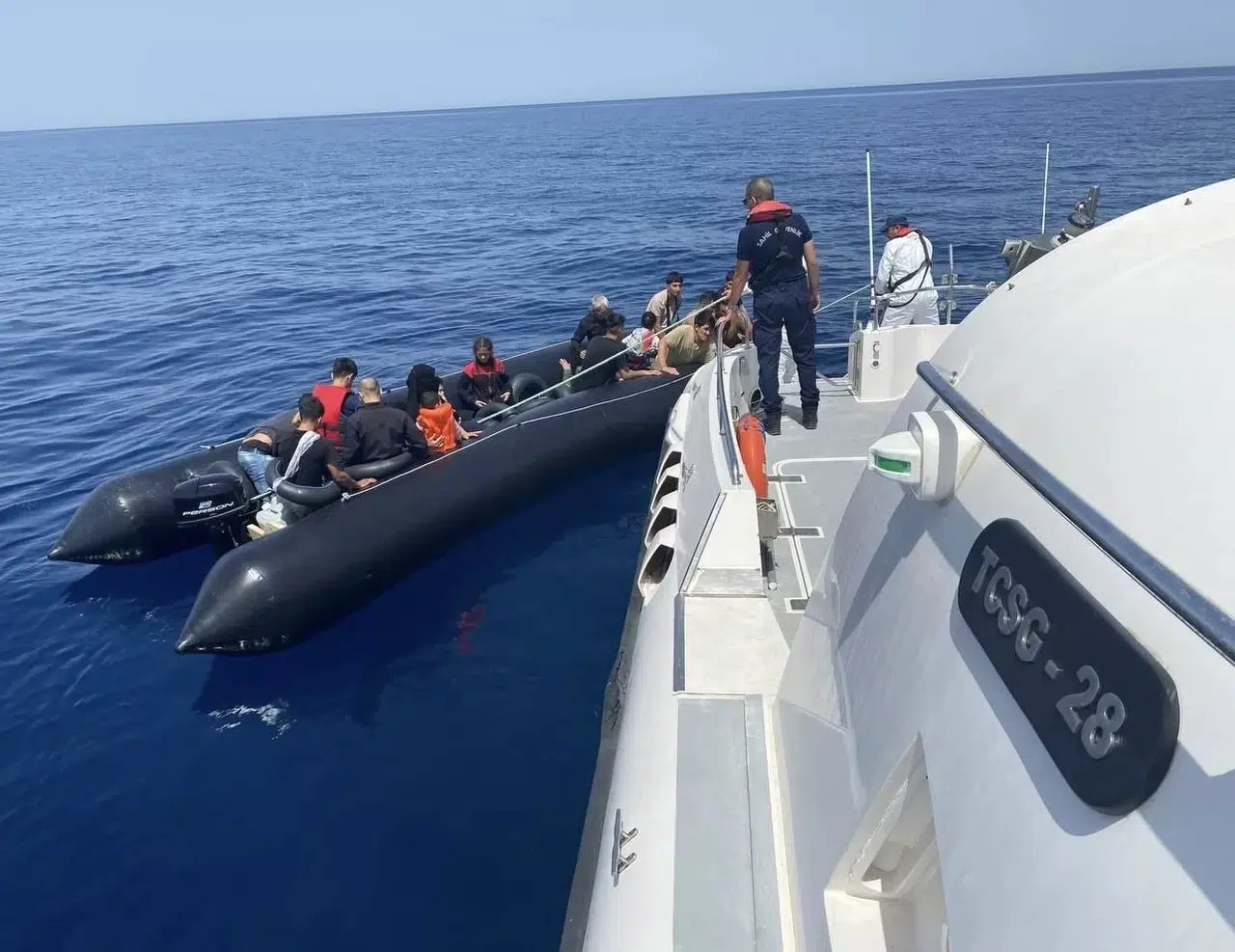 Ayvacık Açıklarında 56 Kaçak Göçmen Kurtarıldı