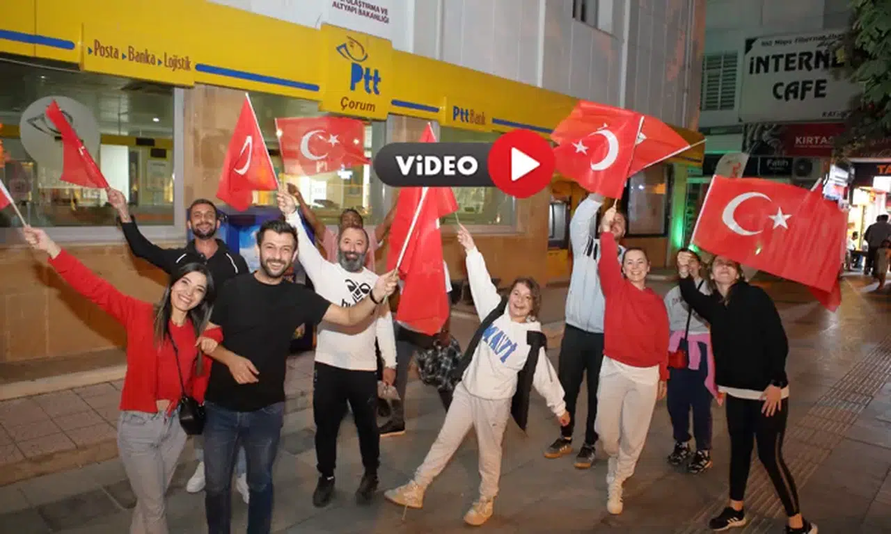 Çorum’da Çeyrek Final Coşkusu