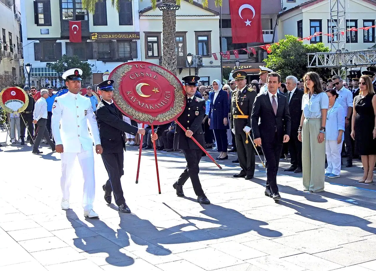 30 Ağustos Zafer Bayramı Nedeniyle Çeşme’de Coşkulu Kutlama