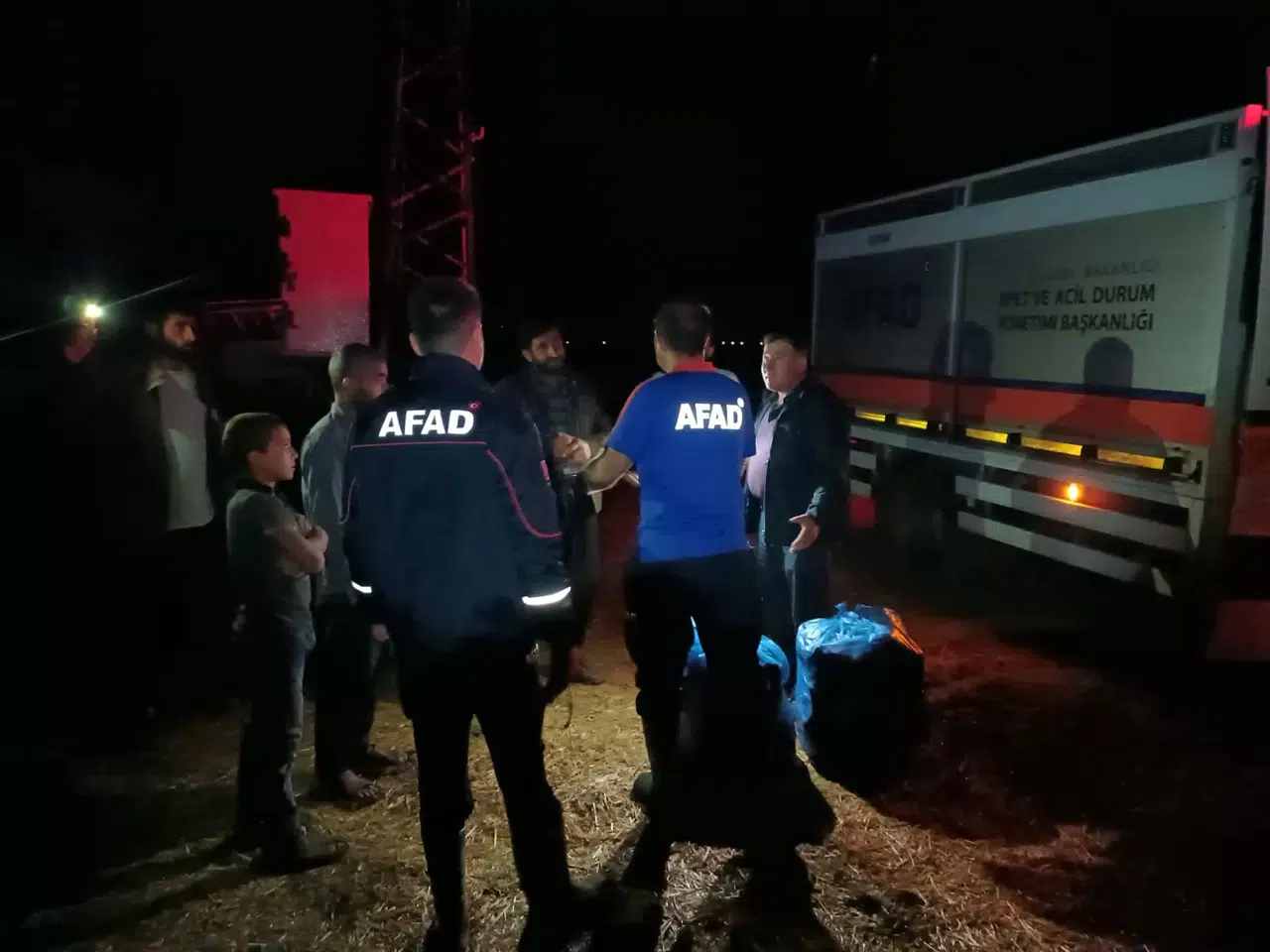 Çadırlarını Su Basan İşçilere AFAD Desteği