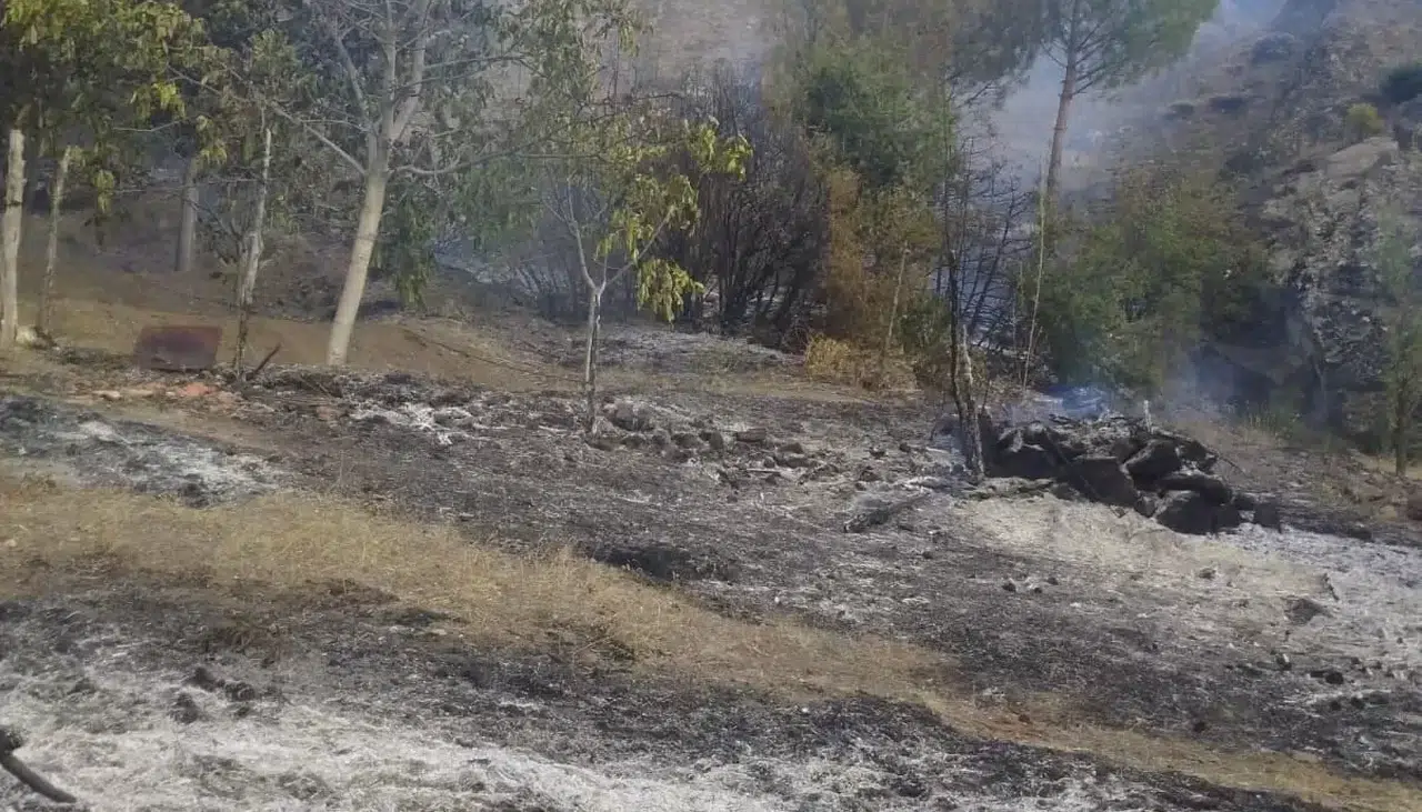 Osmancık’ta Anız Yangını
