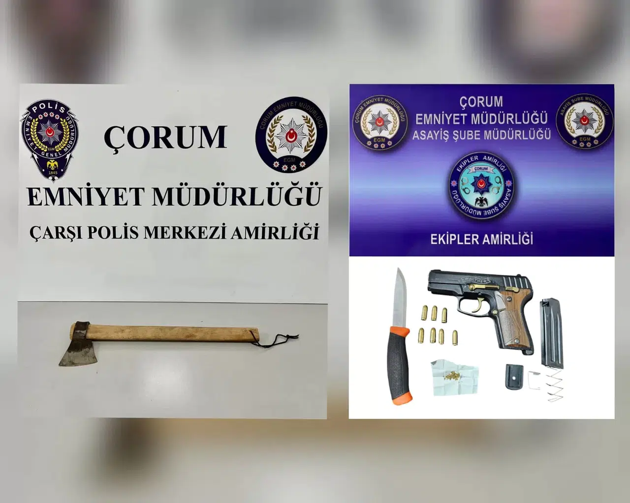 Polis, Çok Sayıda Silah ve Uyuşturucu Ele Geçirdi