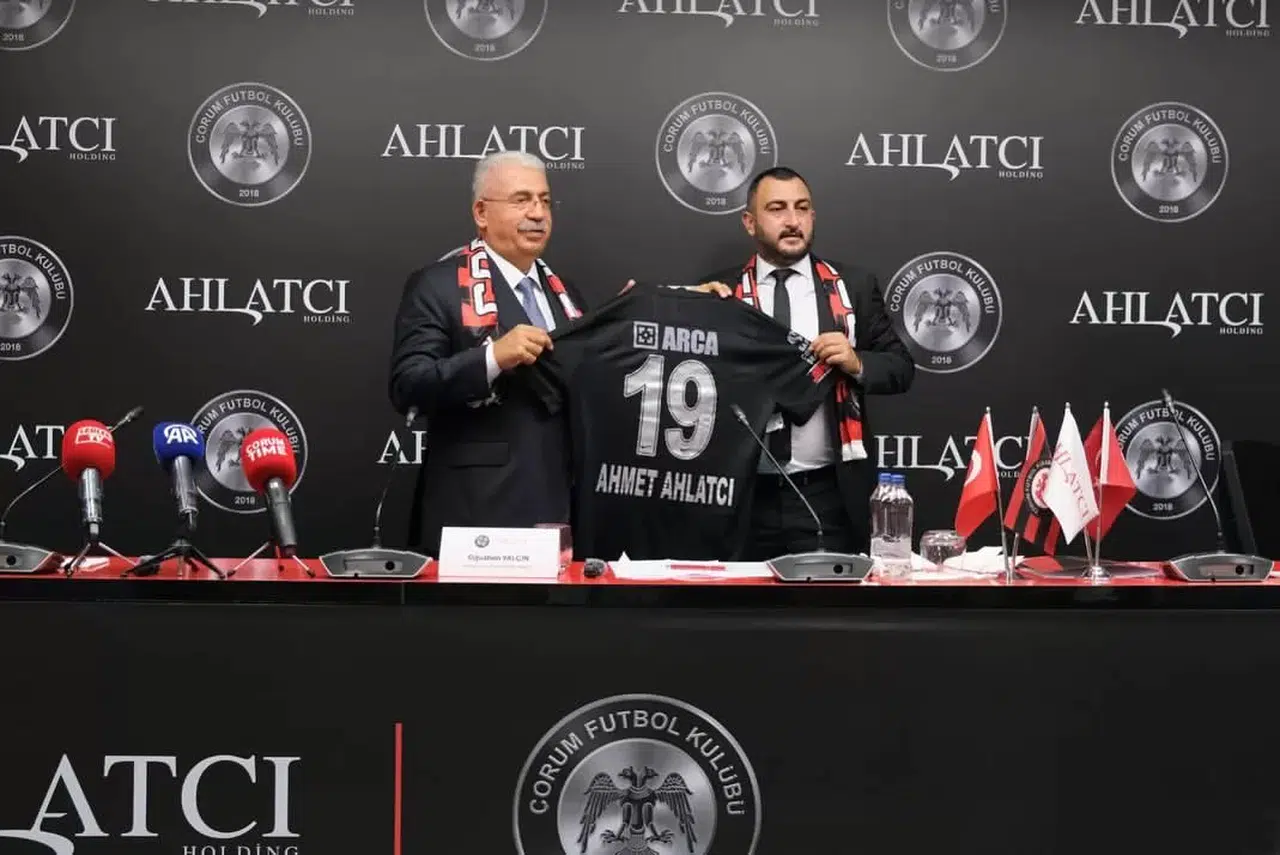 Çorum FK, Ahlatcı Holding ile İsim Sponsorluğu Sözleşmesi İmzaladı