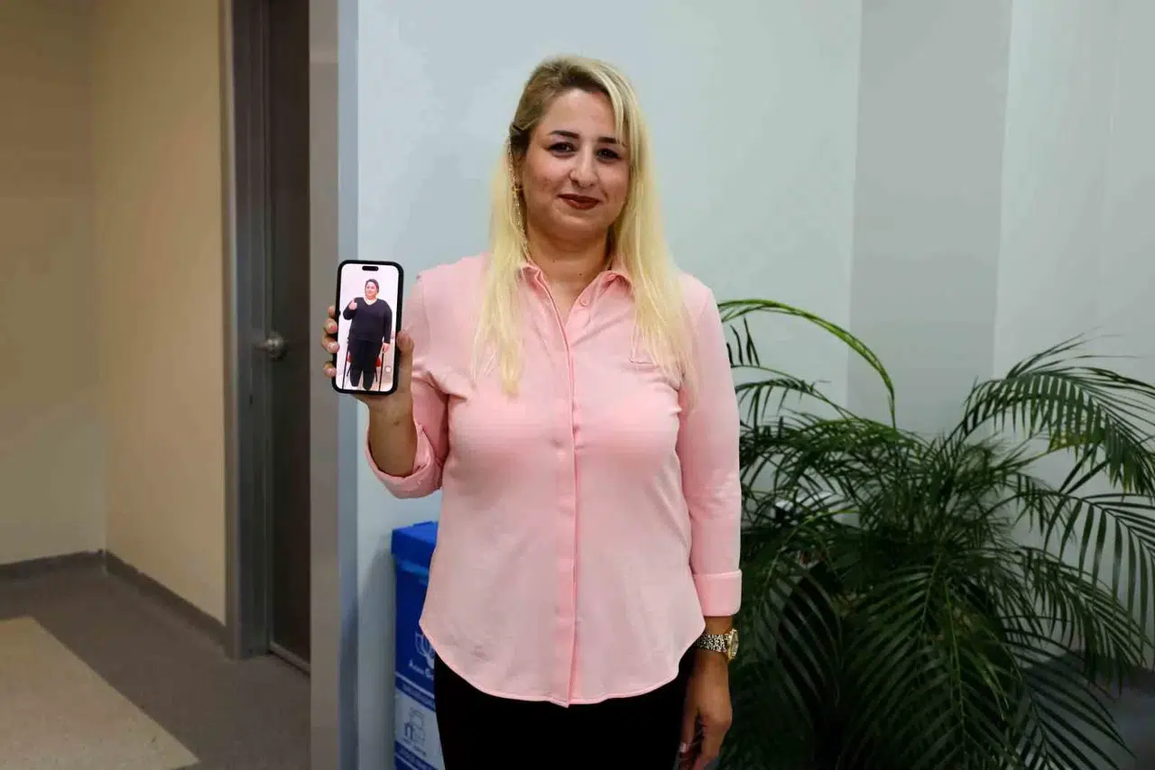 Dördüzlerine Bakabilmek İçin 55 Kilo Verdi