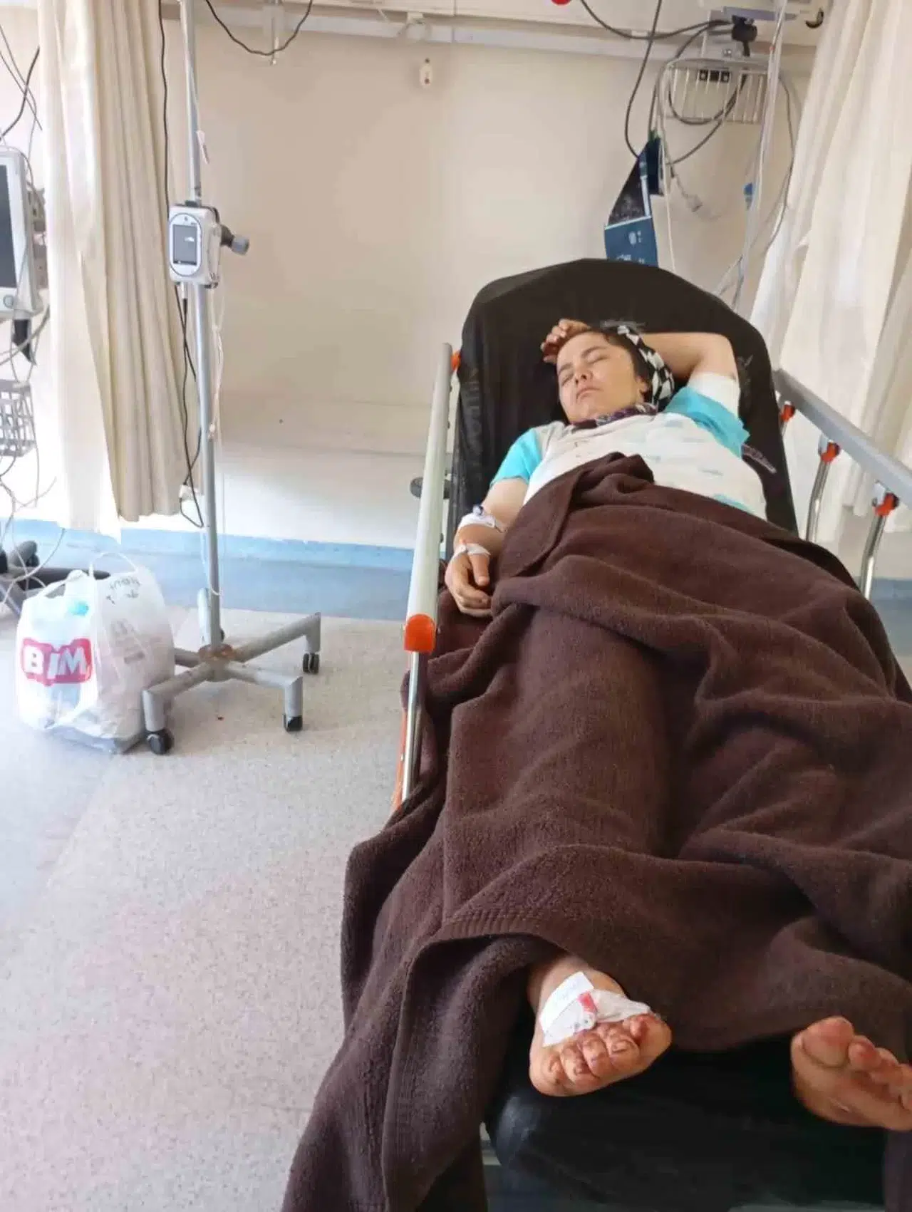 İnançta Yaylası’nda Yorgun Merminin İsabet Ettiği Bayan Yaralandı