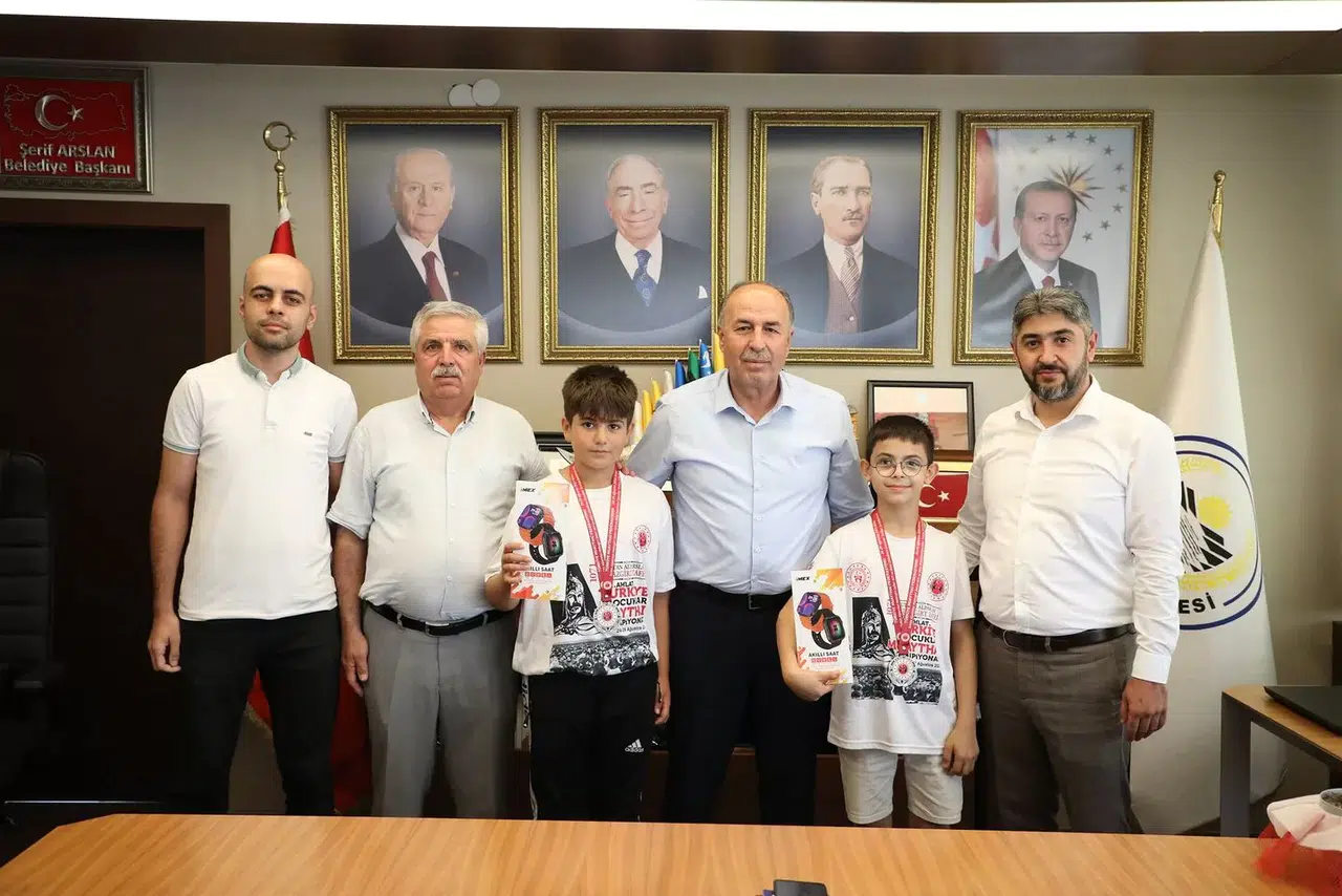 Ödüllü Sporculardan Arslan’a Ziyaret