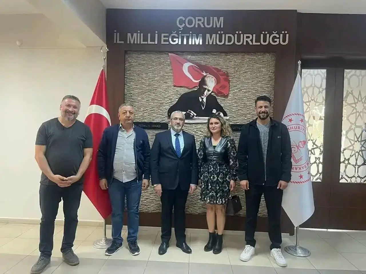 Eğitim-İş’ten Çağlar’a Hayırlı Olsun Ziyareti