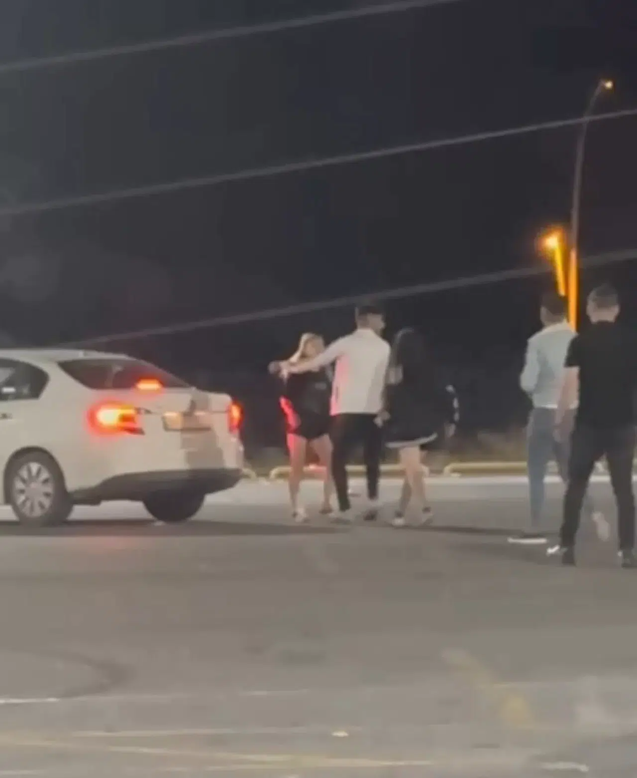 Genç Kızların Tekme Tokat Hengamesi Kamerada