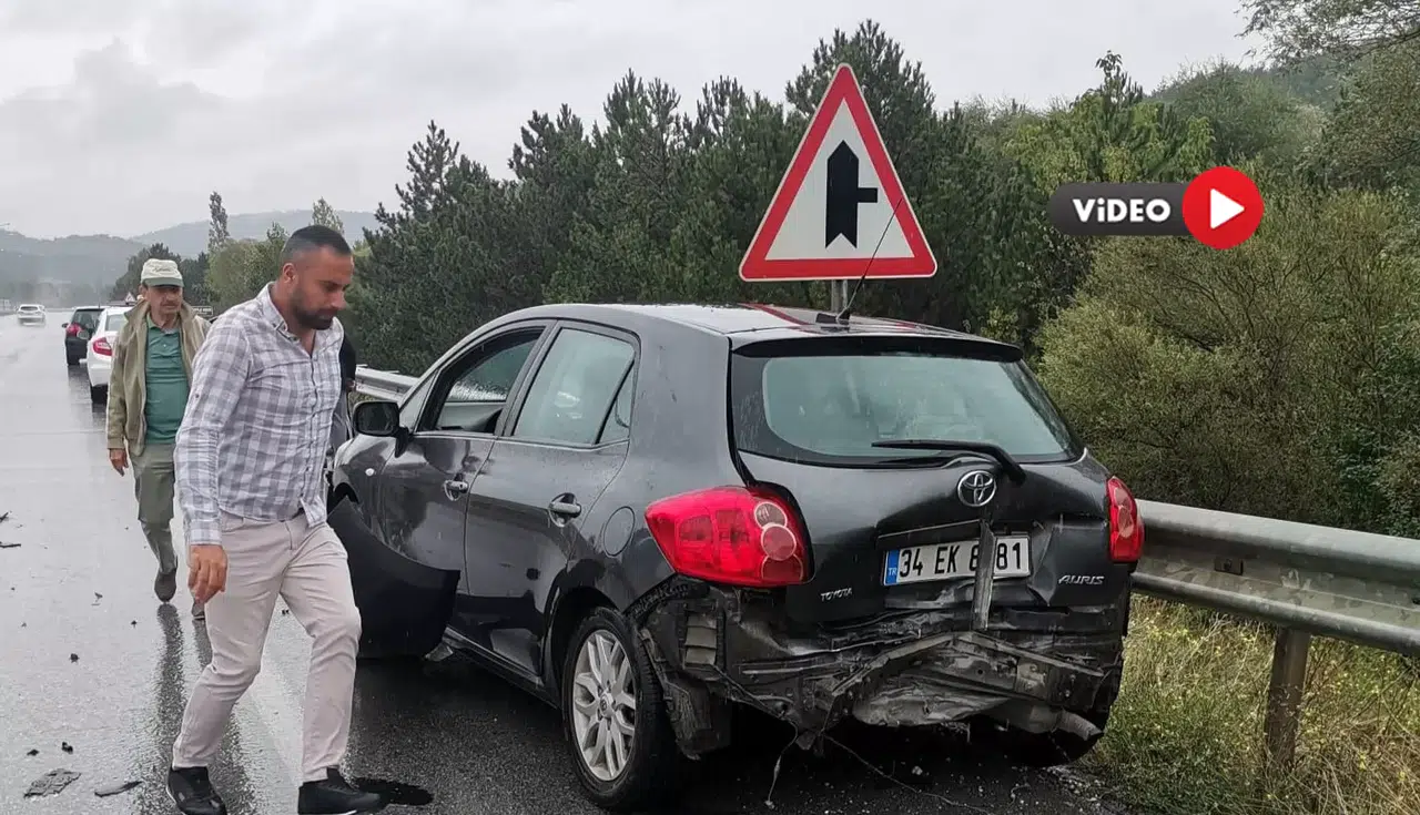 İki Otomobil Çarpıştı: 1 Yaralı
