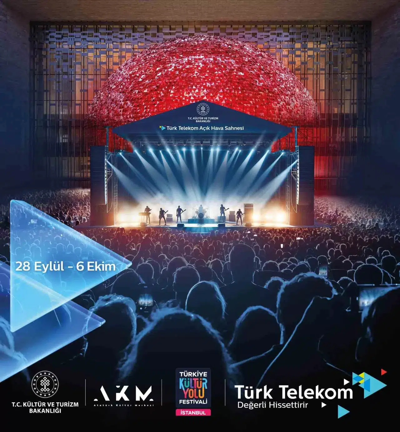 İstanbul Kültür Yolu Şenliği Kapsamında Türk Telekom, AKM’de Kültür ve Sanat Aktiflikleri Düzenleyecek