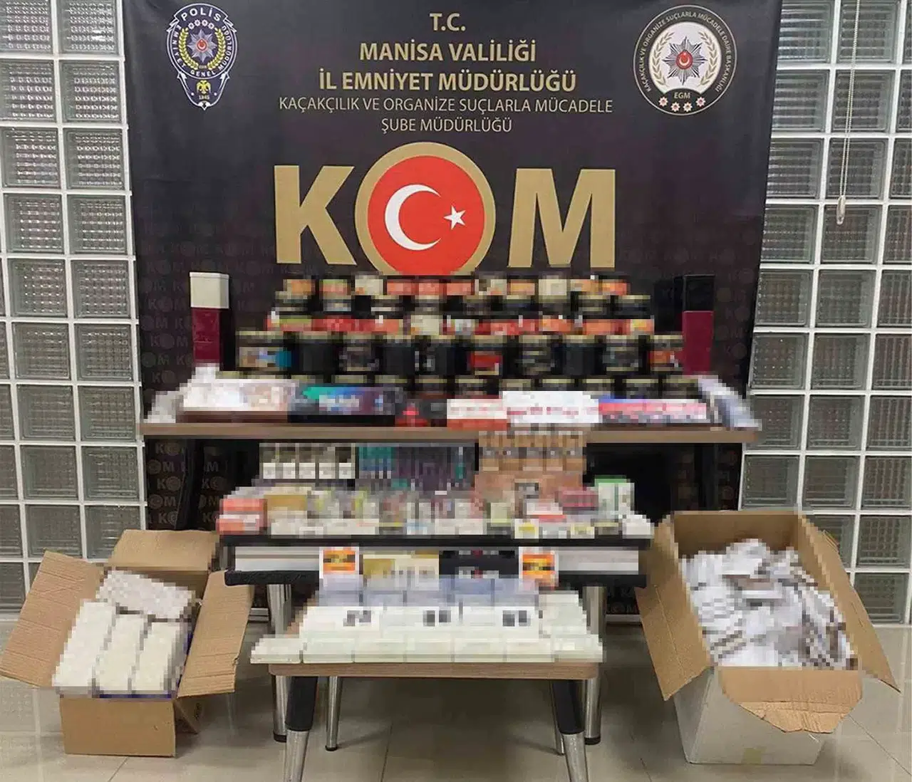 Manisa’da Kaçak Sigara Operasyonu