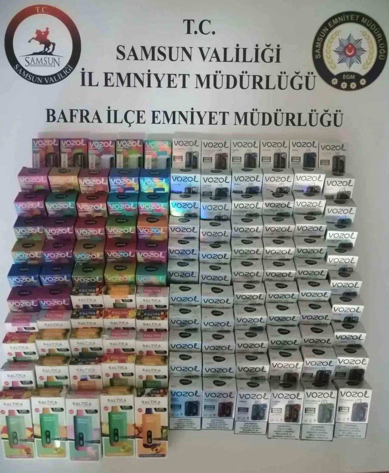 Samsun’da 156 Adet Kaçak Elektronik Sigara Ele Geçirildi