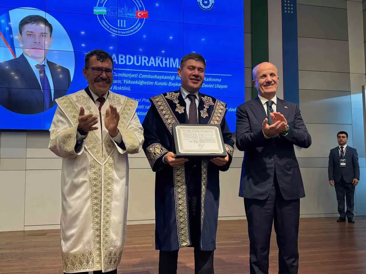 YÖK Başkanı Özvar, 3. Türkiye-Özbekistan Eğitim Forumu’na Katıldı