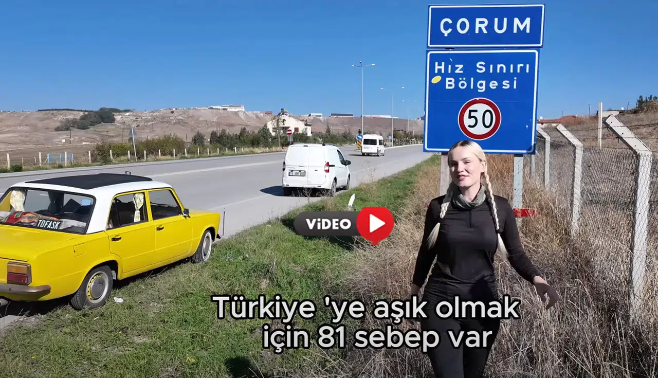 Dünyaca Ünlü Fenomen, Sarı Tofaş'ı ile Çorum'da