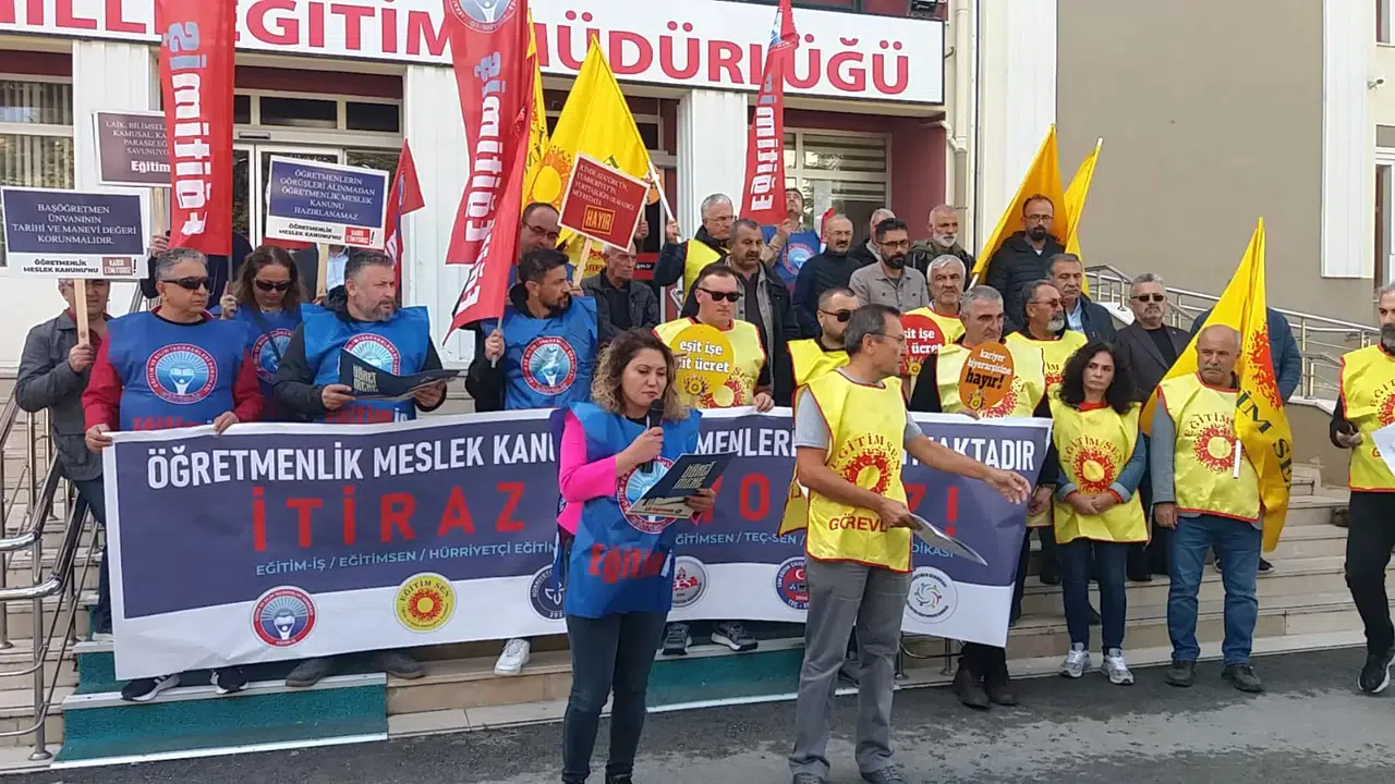 Çorum’da Eğitim Sendikaları ÖMK'ye Karşı Tek Ses