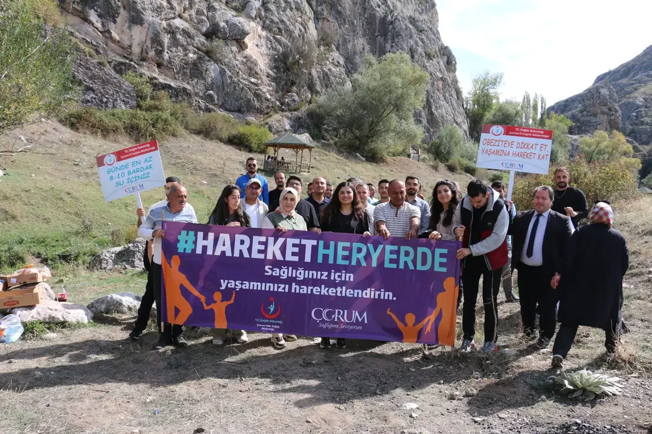 Kaymakam ve İdareciler Sağlık İçin Yürüdü