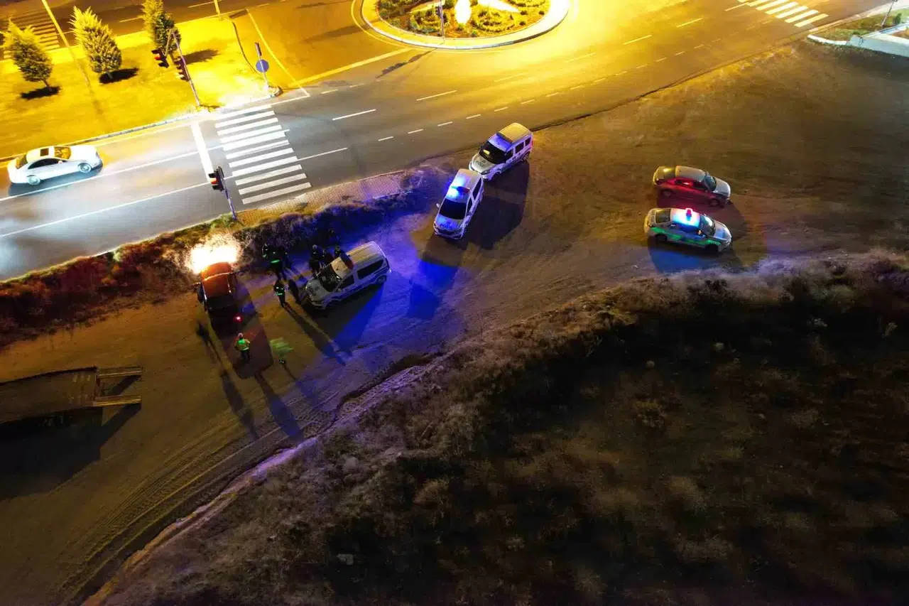Alkollü Şoför Hem Aracı Hem de Arkadaşını Bırakıp Kaçtı