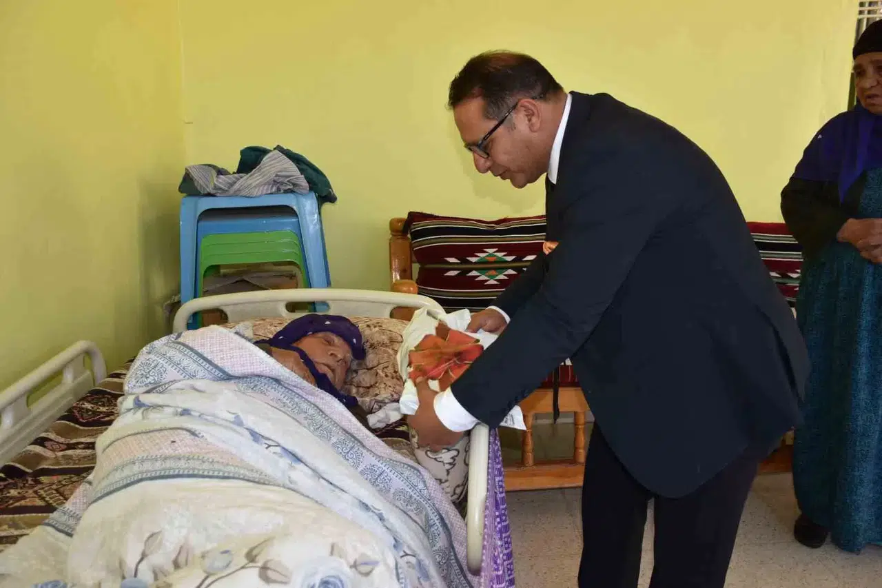 Cumhuriyetin 101. Yılı Münasebetiyle, 100 Yaşını Aşmış Yaşlılar Ziyaret Edildi