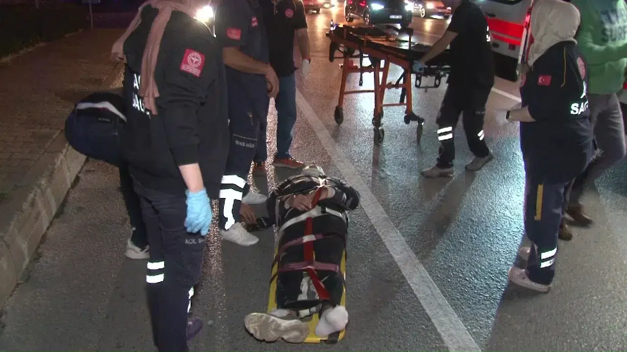 Maltepe’de Araba Motosiklete Çarptı: 1 Yaralı