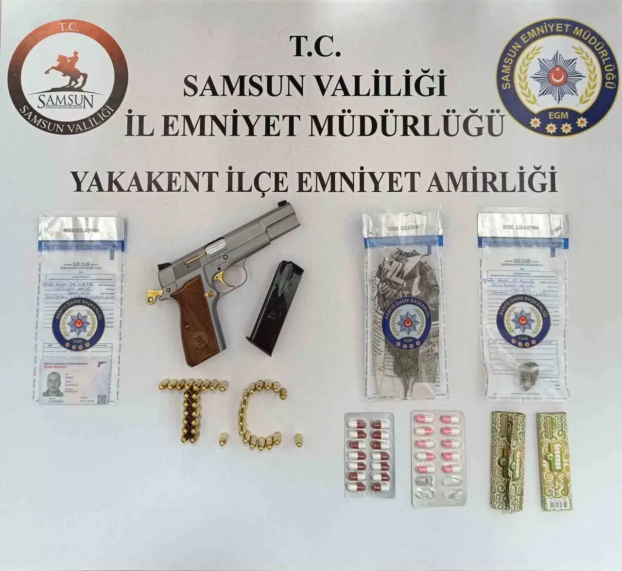 Samsun Polisi, 1 Ayda 582 Aranan Şahsı Yakaladı