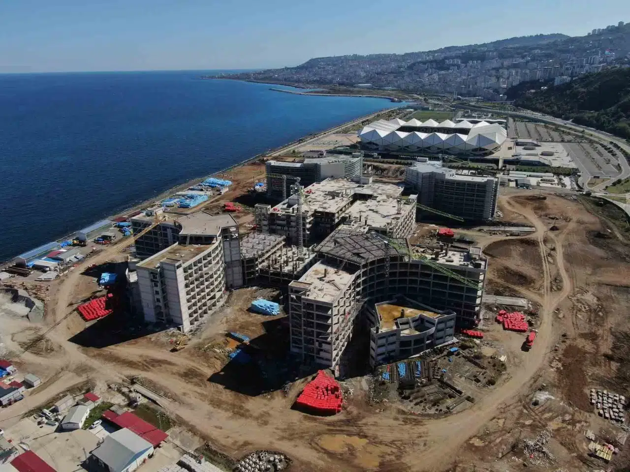 Trabzon Şehir Hastanesi İnşaatının Yüzde 50’si Tamamlandı