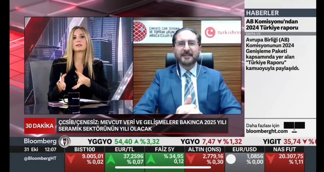 Seramik Sektörünün Geleceğini Değerlendirdi