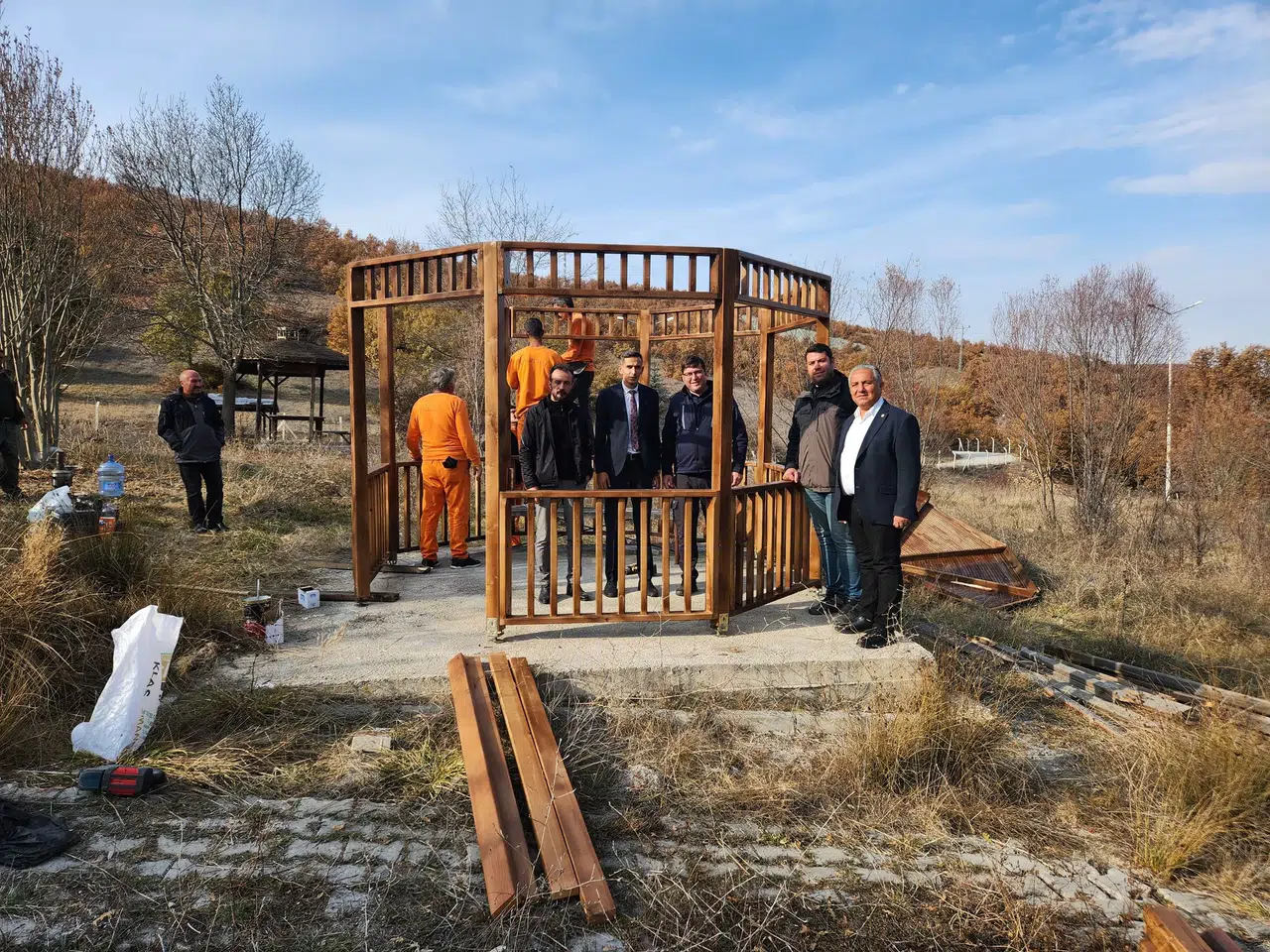 Boğazkale’de İbikçam Göleti Yenileniyor