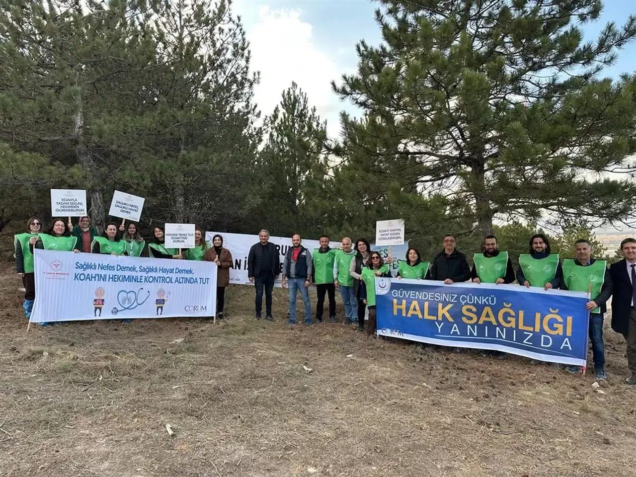 KOAH ve Akciğer Kanseri Farkındalığı İçin Ağaç Dikildi