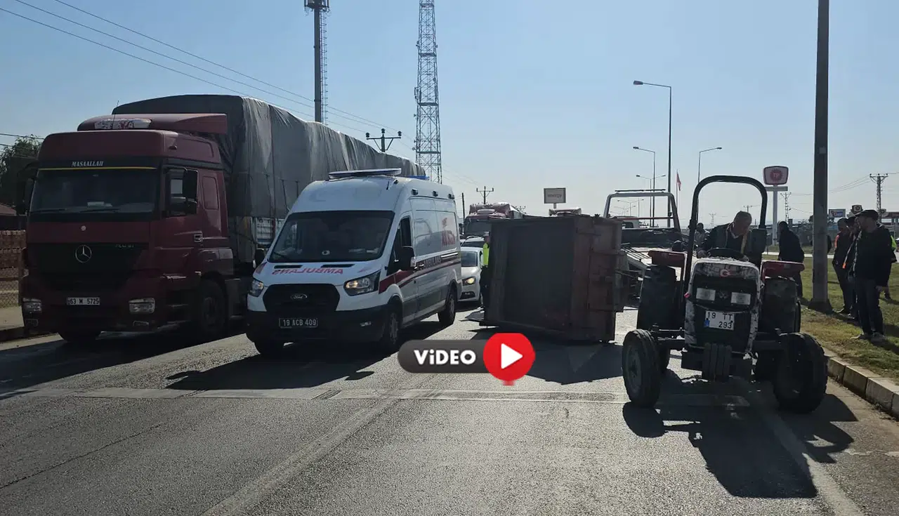 Kurtarıcıyla Traktörün Çarpıştı: Bir Yaralı