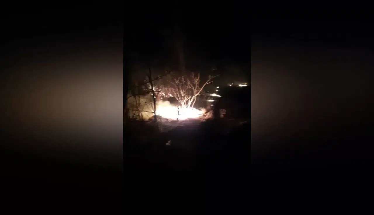 Kuruyan Meyve Ağaçları Tutuştu