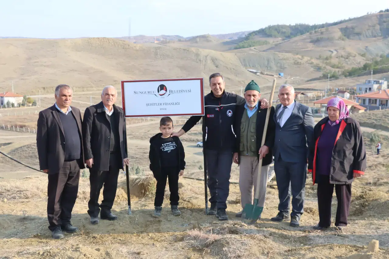 Milli Ağaçlandırma Günü’nde Hatıra Ormanı Oluşturuldu
