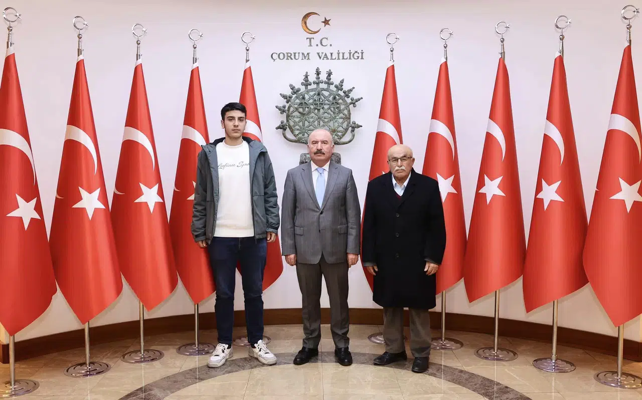 Vali Çalgan, YKS Birincisini Ağırladı