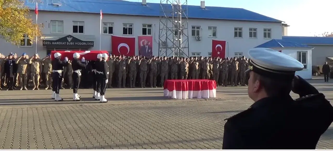 Atış Eğitimi Sırasında Şehit Olan Polis İçin Merasim Düzenlendi