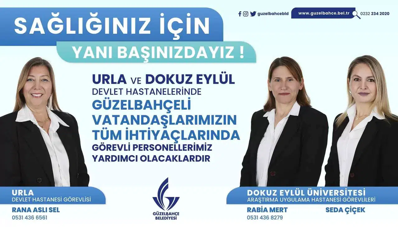 Güzelbahçe Belediyesinden Hastane Hizmeti