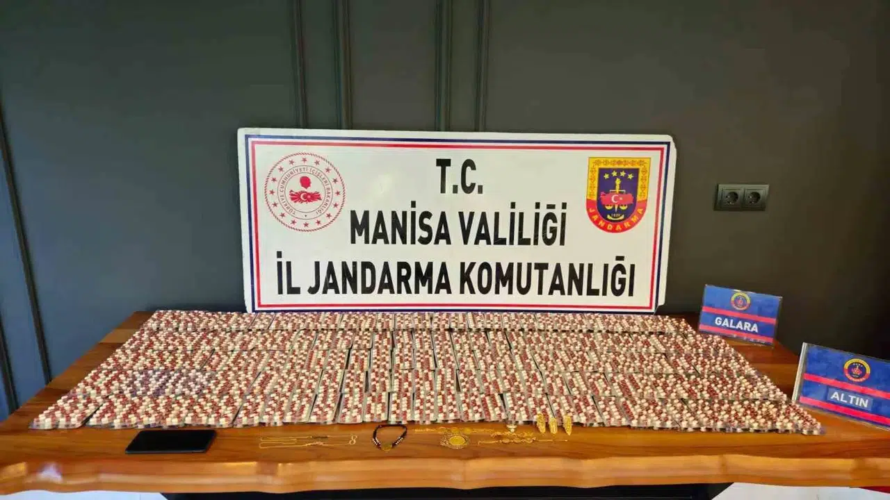 Manisa’da 4 Bin 872 Sentetik Hap Ele Geçirildi
