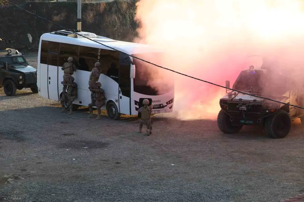 Şırnak’ta Pöh Tatbikatında Yerli ve Ulusal Silahlar Kullanıldı