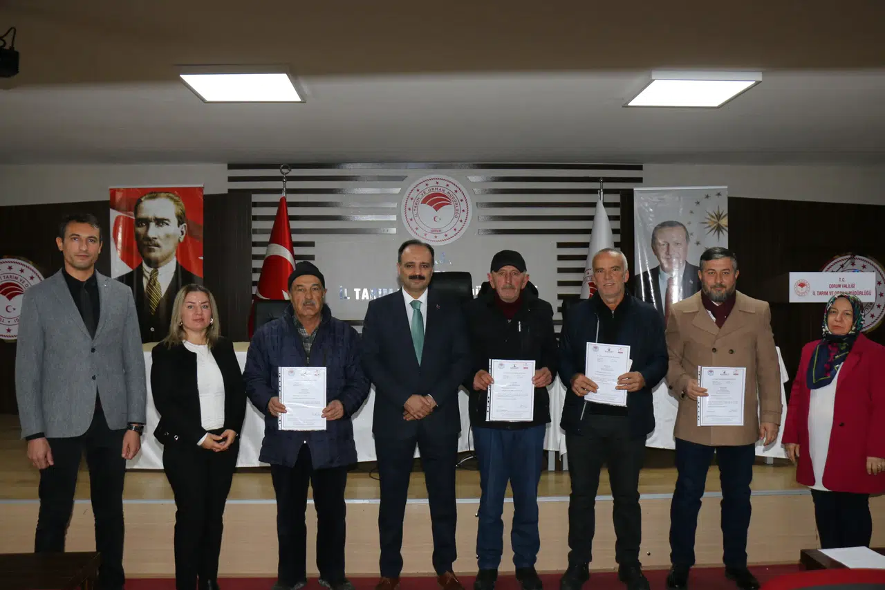 31 Üreticiye İyi Tarım Uygulamaları Sertifikası