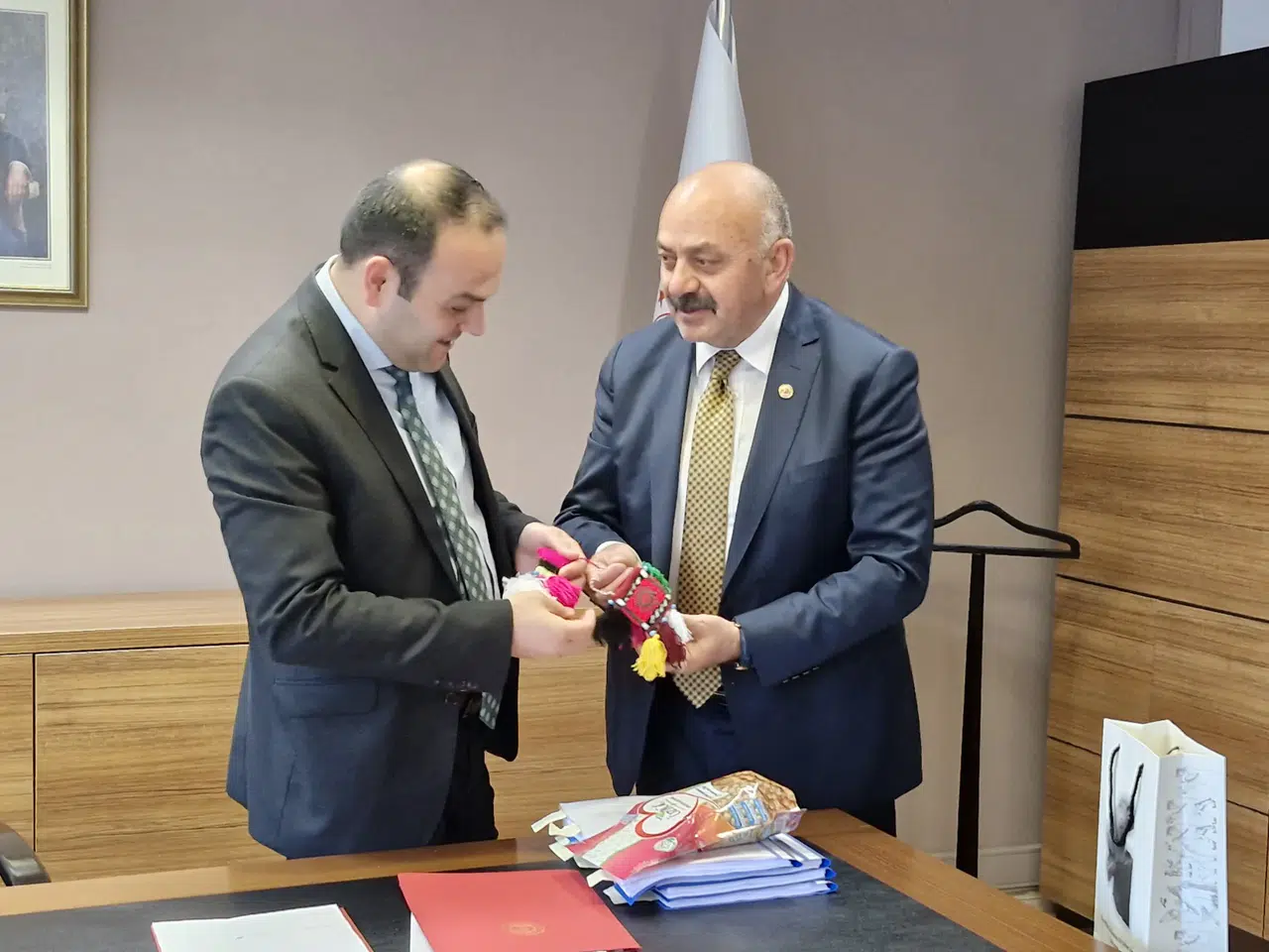 Bakanlıkta Ortaköy İçme Suyu Projesi Mesaisi