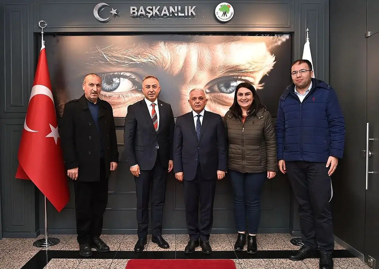 Tahtasız, Mamak Belediye Başkanını Ziyaret Etti