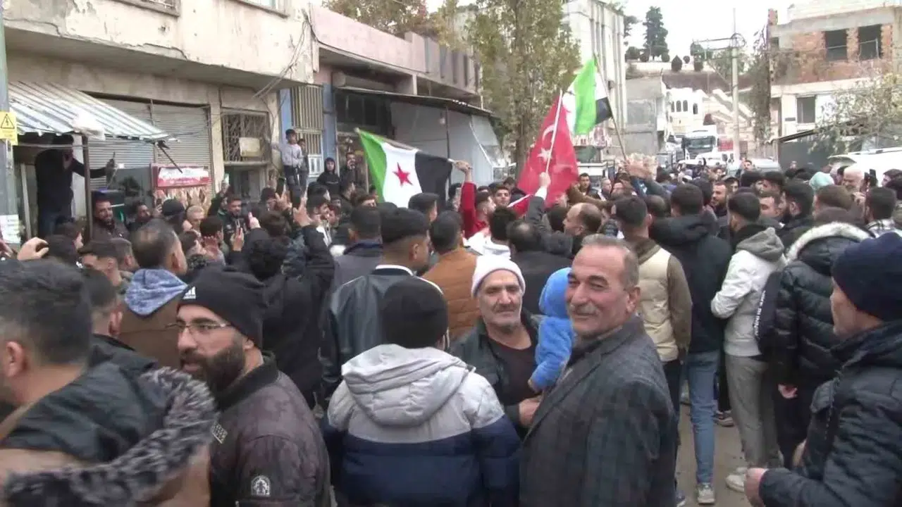 Adıyaman’da Suriyeliler Kutlama Yaptı