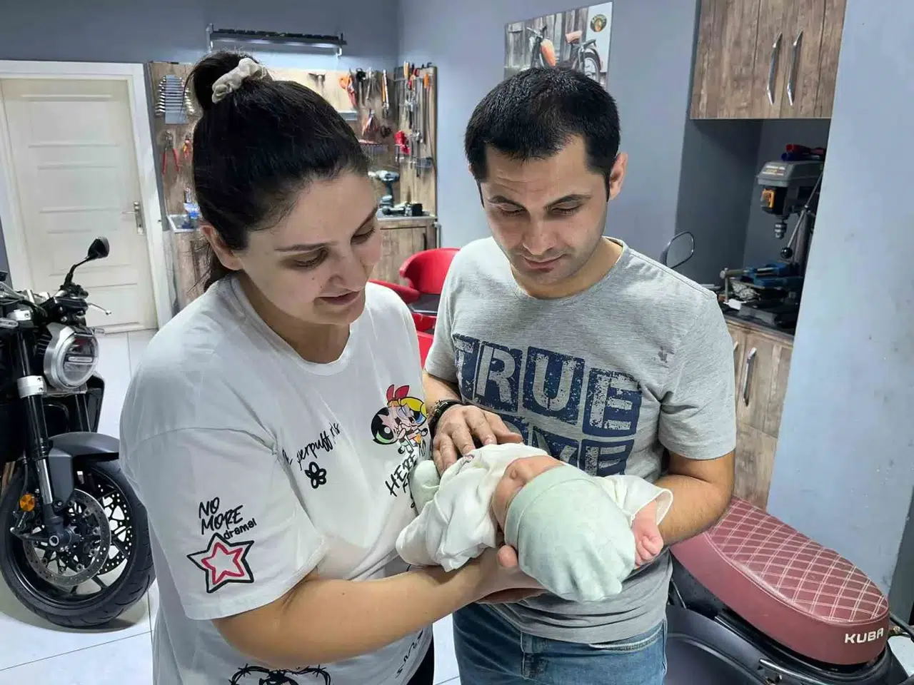 Aydınlı Çift, Bebeklerine Honda İsmini Verdi
