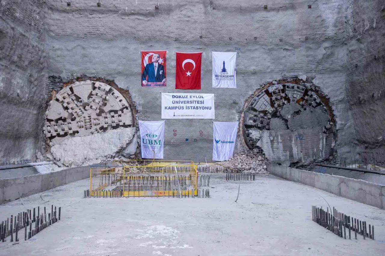 Buca Metrosu’nda Tünel Hafriyatları Dört Koldan Sürüyor