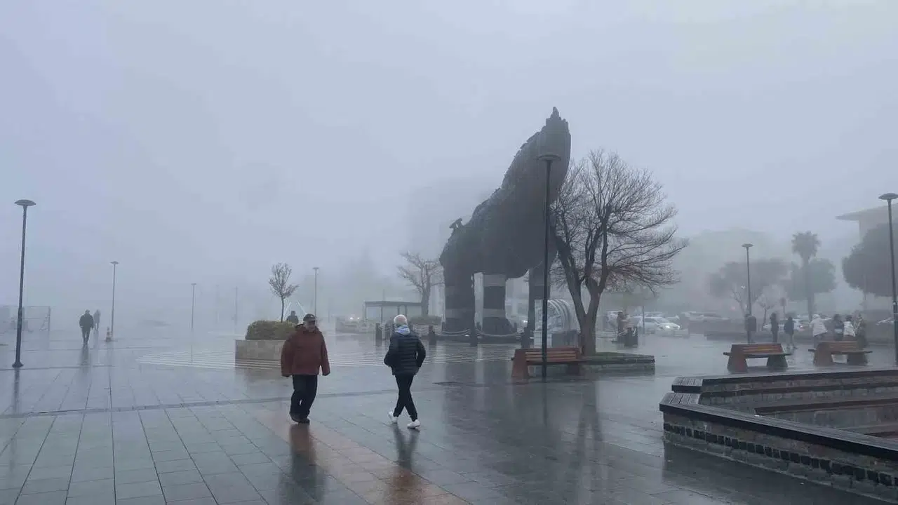 Çanakkale Boğazı Sis Nedeniyle Transit Gemi Geçişlerine Kapatıldı, Feribot Seferleri Süreksiz Olarak Durduruldu