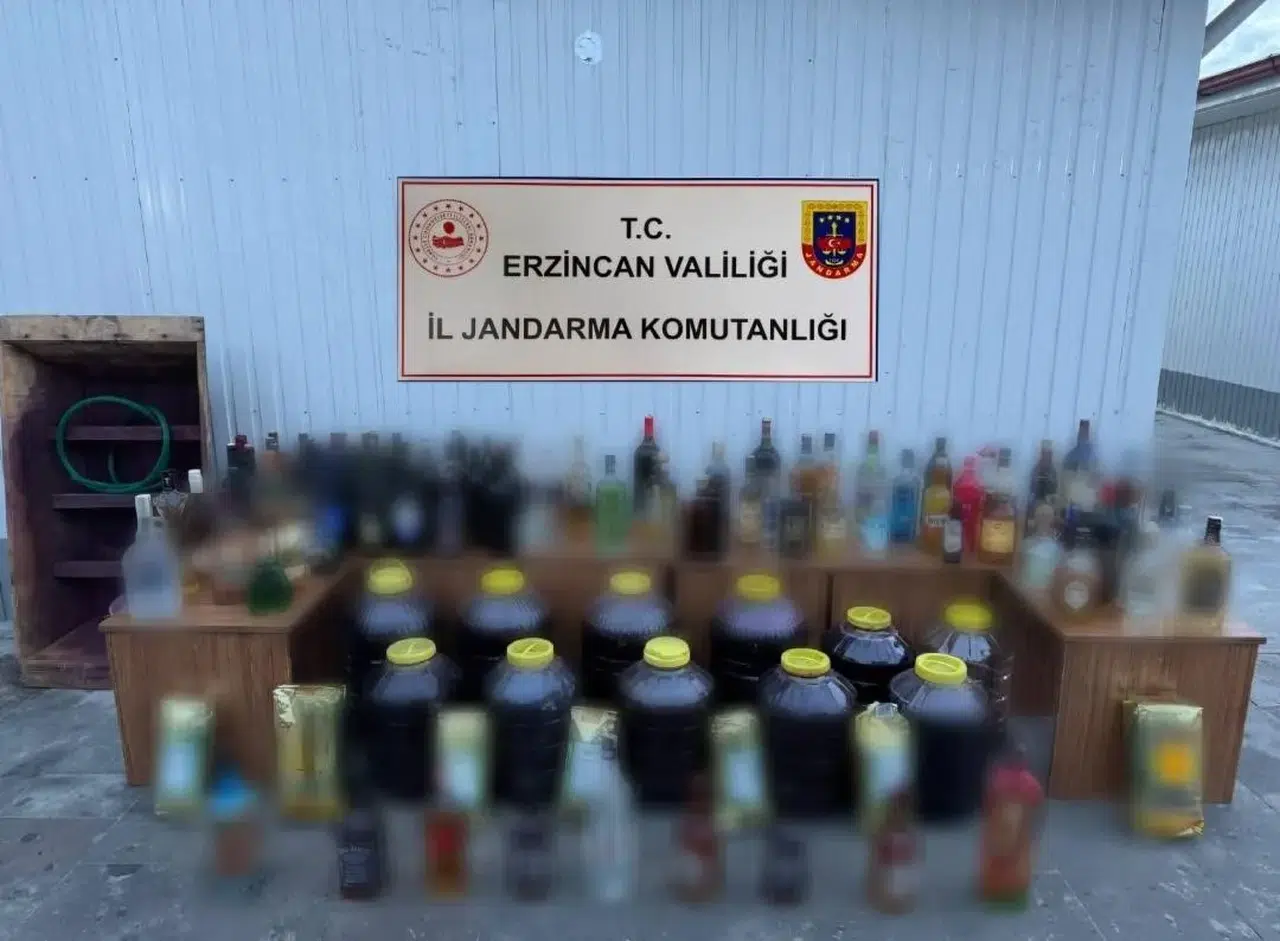 Erzincan’da Geçersiz Alkol Operasyonu: 5 Gözaltı