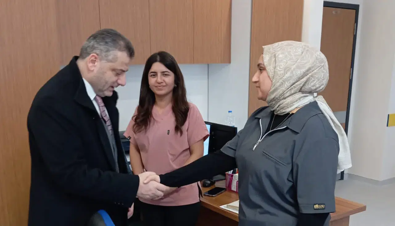Yeni Hastaneye İlk Ziyaret Sinan Zehir’den